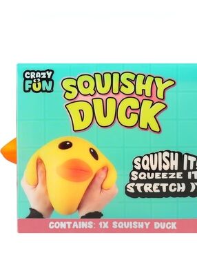 Jumbo Squishy Duck - Yellow Kids Sensory Toy Crazy Fun
